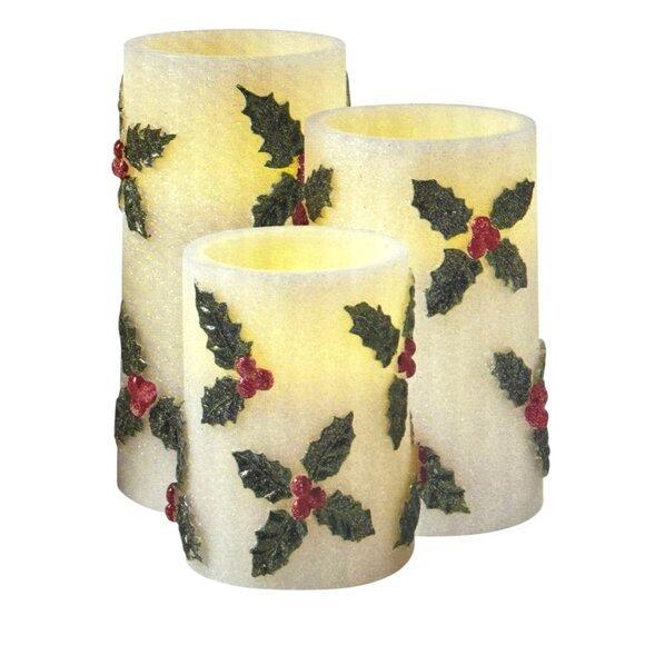 Loft Living 3 Piece LED Flameless Candle Set With Timer - Picture 5 of 13
